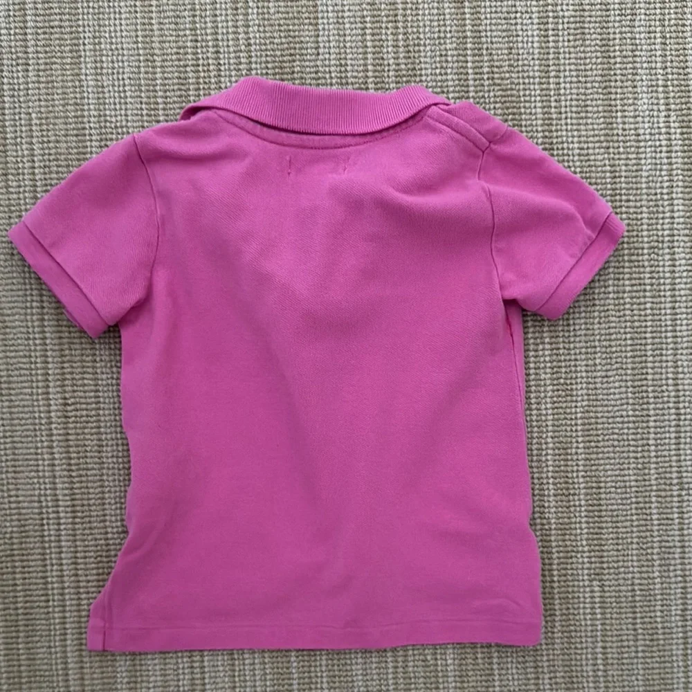 Ralph Lauren Pink Polo Shirt Classic Piqué Knit